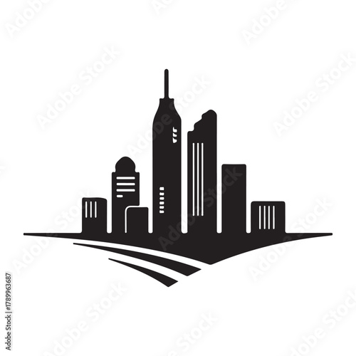 Modern City Silhouette Vector