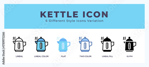 Kettle icon vector for web. and mobile app