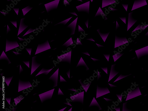 Background with abstract forged carbon fiber vector pattern with randomly arranged dark purple and black fragments, creating a modern and futuristic texture.	
