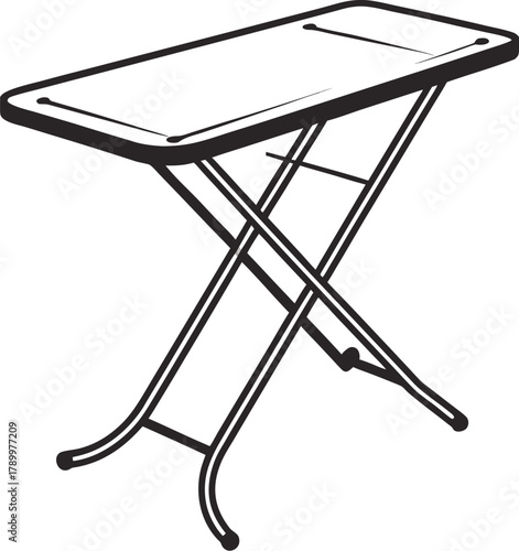ironing board isolated on white