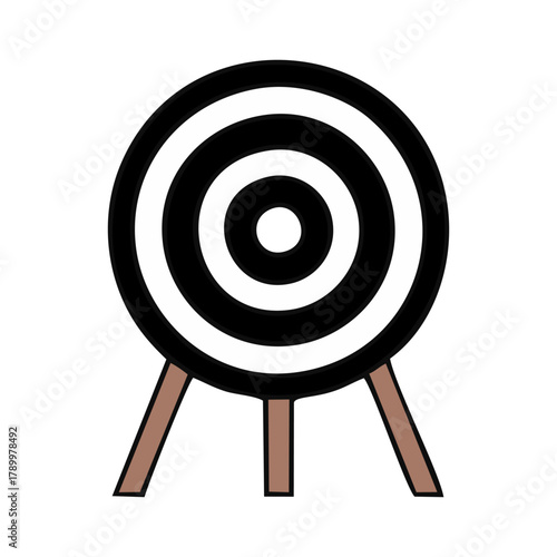 Archery Target Board on Stand