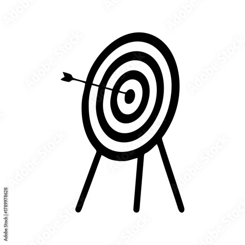 Archery Target Board on Stand