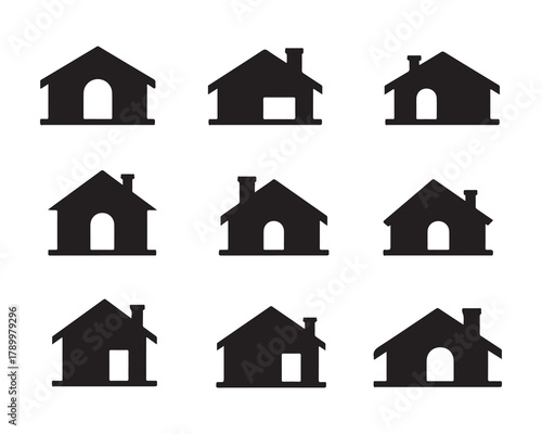 Real Estate Vector Icon Set