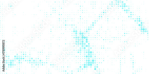 Light BLUE vector layout with circle shapes. Blurred decorative design in abstract style with bubbles. Template for your brand book.