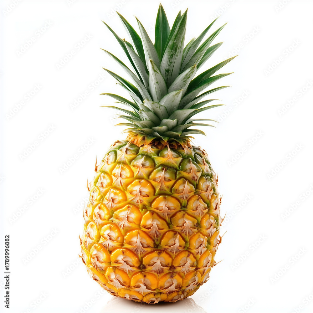 Fototapeta premium pineapple isolated on white