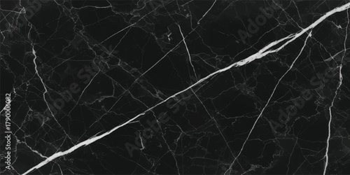 Dark seamless black fabric, paper, or leather texture pattern background