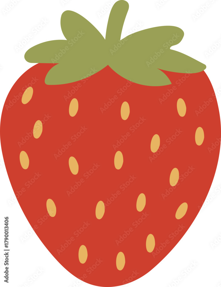 Obraz premium cute strawberry