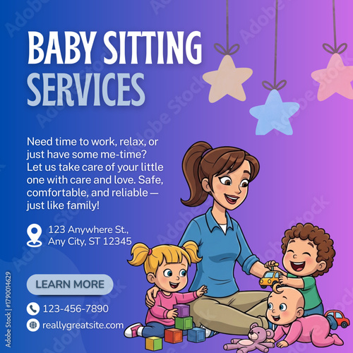Professional Baby Sitting Services for Busy Parents Offering Care, Comfort, and Reliability.
