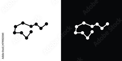 Constellation icon design concepts. Clipart design set