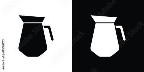 Jug icon design concepts. Clipart design set