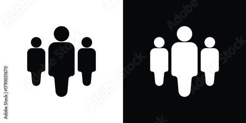 Leadership icon design concepts. Clipart design set