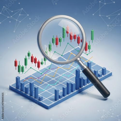 Analyzing Stock Market Trends with Magnifying Glass
