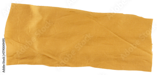 Isolated fabric rectangle background, textile cloth surface for text placement, craft design element with handmade texture, rectangular material overlay for creative graphics