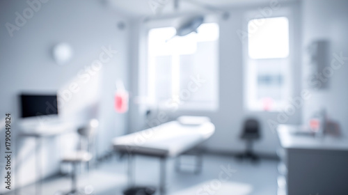 Wallpaper Mural 診察室をぼかした清潔感のある医療背景 Torontodigital.ca