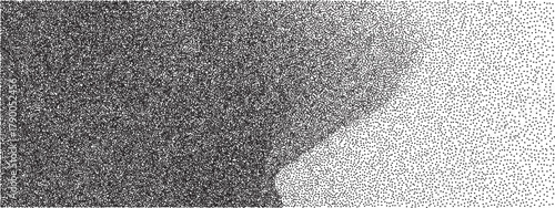 White background with texture metal silver and overlay. Grunge noise grain with dot and white. Background texture retro header backdrop wallpaper stipple style effect pattern gray fine sand abstract.