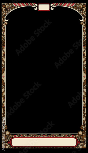 vintage vintage style deck of tarot cards. magical predictions of the future, mysterious characters.	