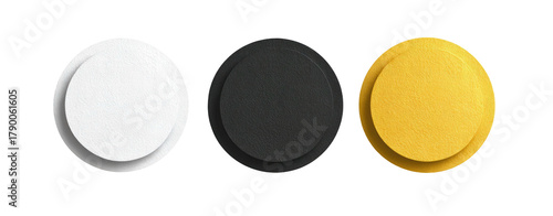 Three colored circles