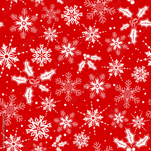 Christmas seamless background