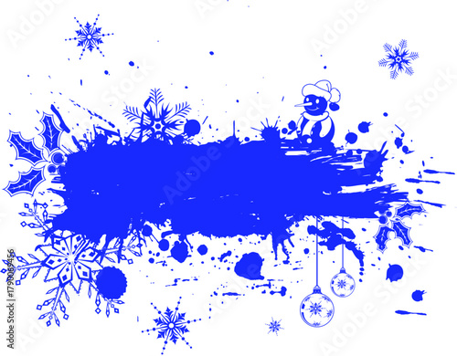 Christmas and New Year Frame