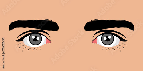 Close up of a beautiful man's eyes