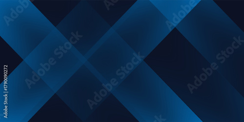 Blue black abstract background geometry shine and layer element vector for presentation design. Suit for business, corporate, institution, party, festive, seminar, and talks