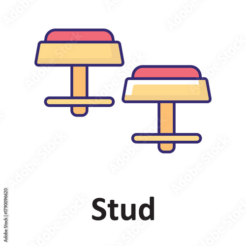 Stud Vector Icon which can easily modify or edit