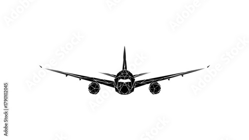 Boeing 787 Dreamliner – Geometric Modern Jet