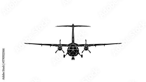 Bombardier Dash 8 – Geometric Regional Plane