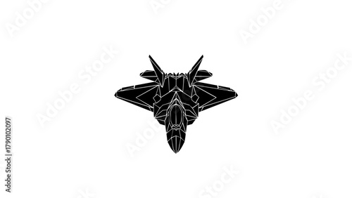 Lockheed Martin F-22 Raptor – Geometric Fighter Jet