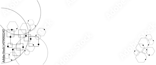 Abstract technology and science background design.