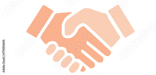 Professional Handshake Icon - Symbolizing Agreement, Partnership, and Trust in Business