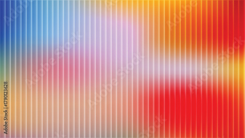 Gradient glass ripple pattern, teal navy luminous blur, vertical reeded texture, smooth abstract distortion, futuristic reflective flowing design.