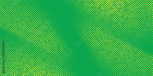 Dots halftone yellow green color pattern modern gradient texture background