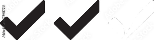 Hand-Drawn Check and X Mark Icons – Grid of Approval and Error Symbols