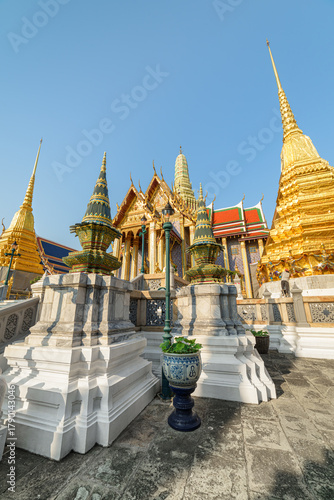 Wat Phra Kaew at the Grand Palace in Bangkok, Thailand
