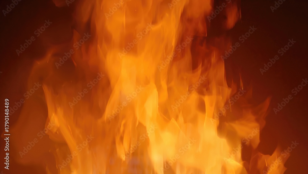 Obraz premium Natural flame surface with a soft-focus background, ideal for editorial header background