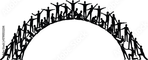 Clean and modern vector graphic design featuring a balanced composition of geometric shapes and vibrant color elements ideal for branding and digital art