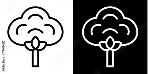 Cotton   Icon Set White Style Collection