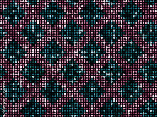 ミラータイル3、ダイヤ柄、3ピンク