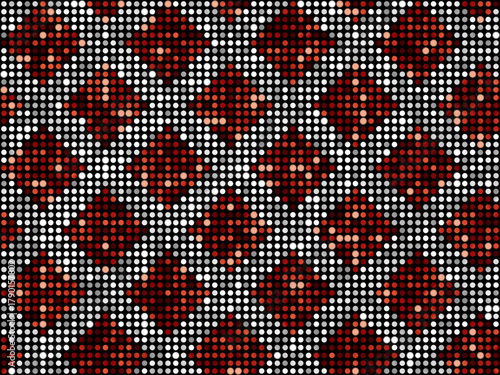 ミラータイル3、ダイヤ柄、6白