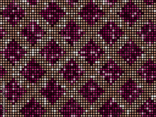 ミラータイル3、ダイヤ柄、8桃金