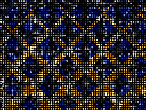 ミラータイル3、ダイヤ柄グラデ、1金