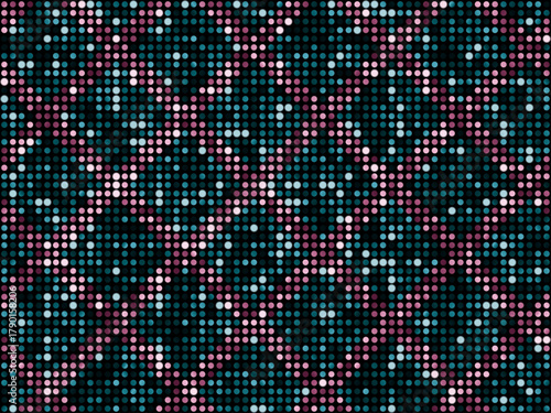 ミラータイル3、ダイヤ柄大、3ピンク