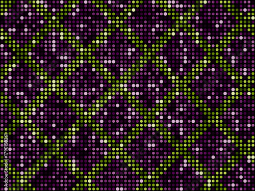 ミラータイル3、ダイヤ柄大、4黄緑