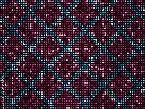 ミラータイル3、ダイヤ柄大、5水色