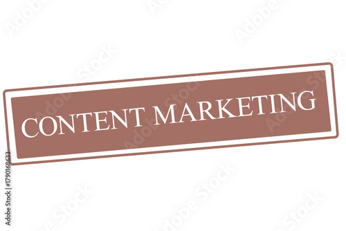 light coffee content marketing rectangular test stamp sign vector illustration.