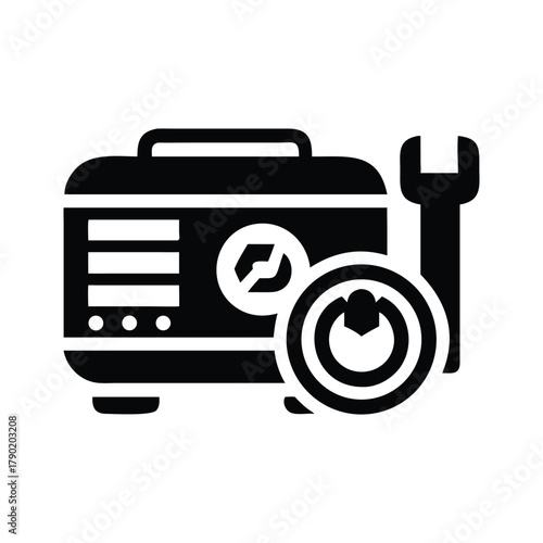 retro camera icon