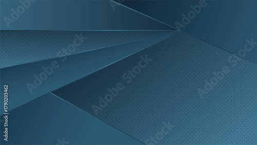 Modern abstract background with layered dark blue geometric shapes and subtle dotted texture, perfect for business, technology, presentation, and elegant design projects.