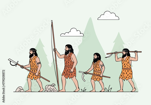 Evolutionary Journey Progressing Through Time with Ancient Humans