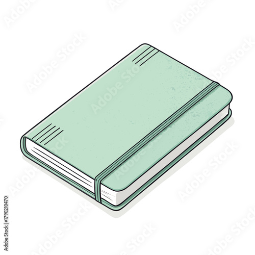 Mint Green Dotted Journal: A5 Hardcover Notebook for Bullet Journaling, 160 GSM, Lay Flat Design